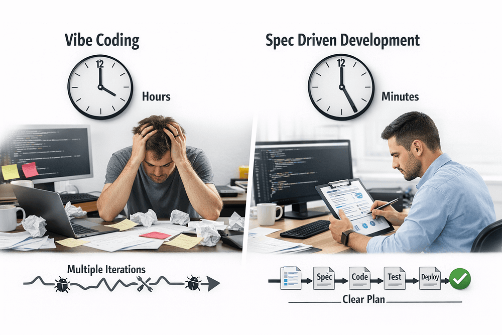 Vibe Coding and Spec Driven Development